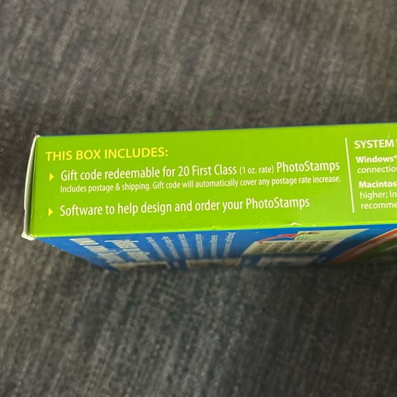 USPS/Stamps.com - Photo Stamps (Original Sealed Packaging: $20 Gift Certificate - Picture 2 of 5
